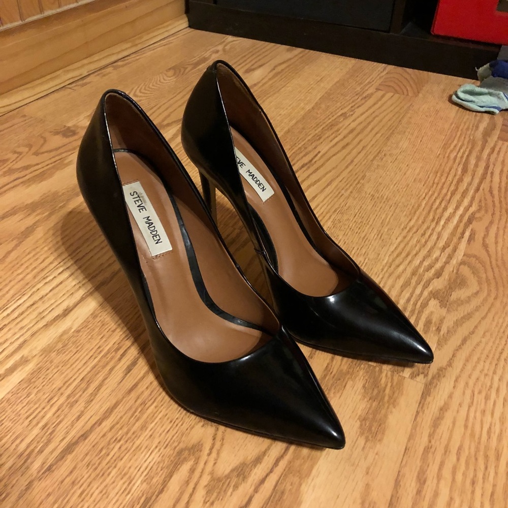 Black Steve Madden Pumps Size 10